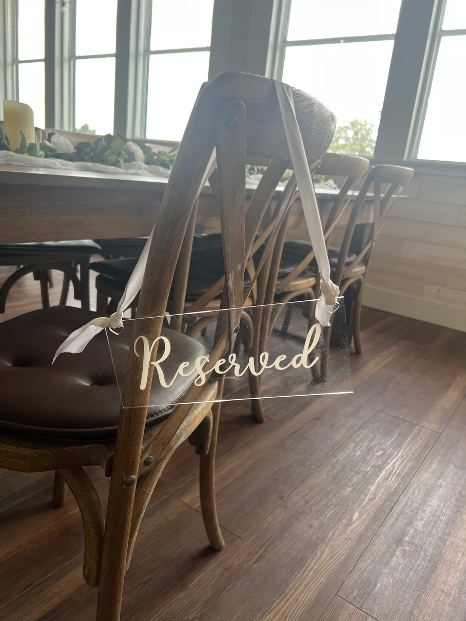 In loving memory sign